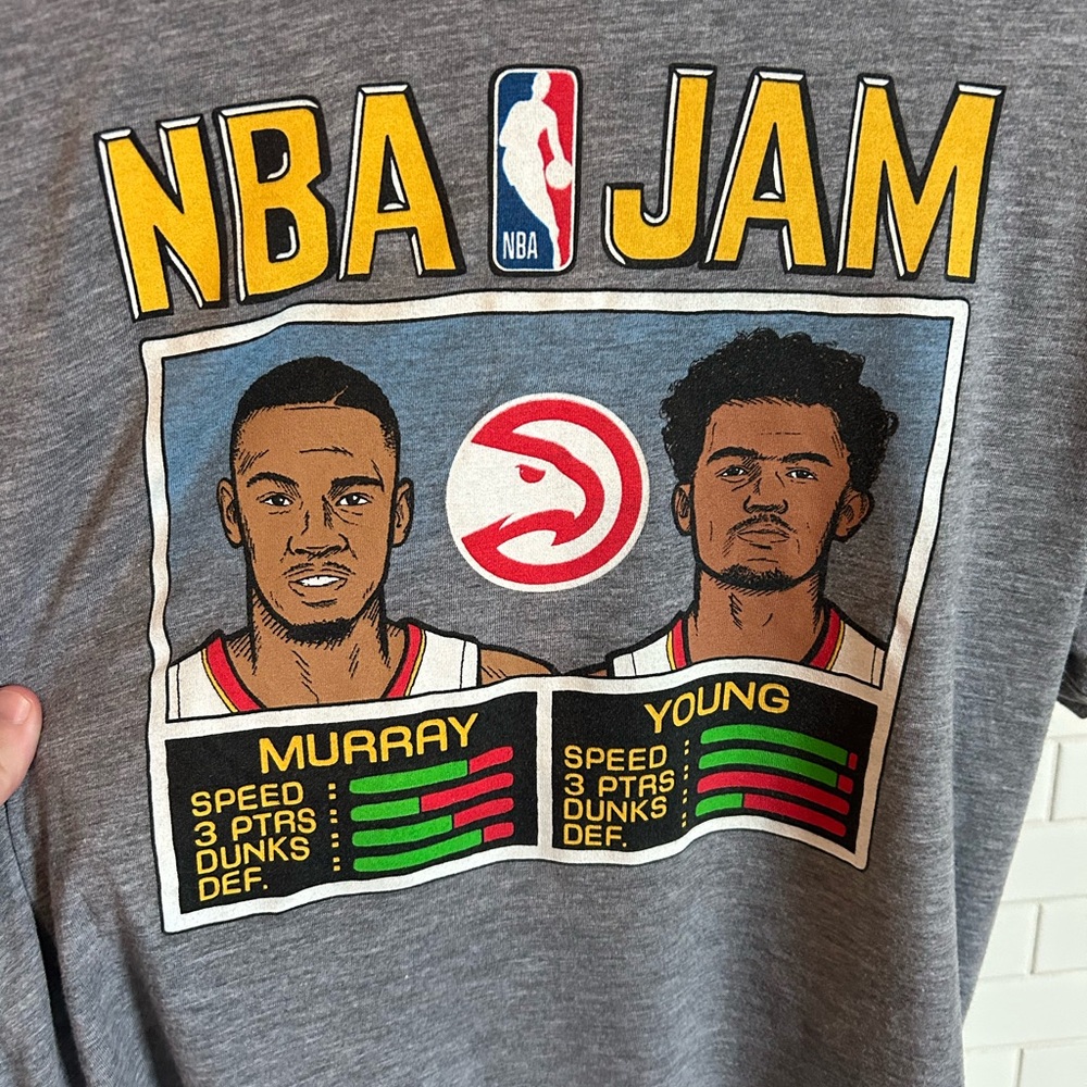 NBA Jam Graphic T-Shirt Atlanta Hawks